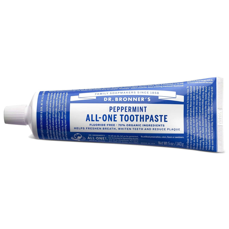 Dr. Bronner's All-One Toothpaste - Peppermint 140 g Image 1
