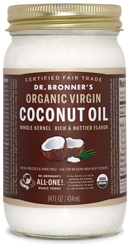 Dr. Bronner's All-One Whole Kernel Virgin Coconut Oil Image 1