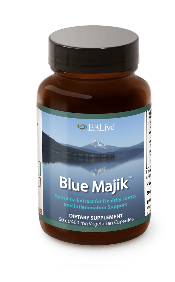 E3Live Blue Majik 400 mg 60 VCaps Image 1