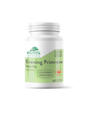 Bottle of Provita Evening Primrose Oil Cold Pressed with 60 softgel capsules displayed.