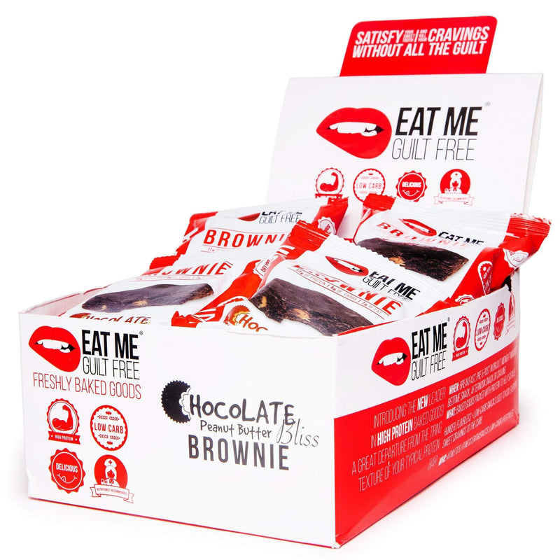 Eat Me Guilt Free Brownie - Chocolate Peanut Butter Bliss Image 1
