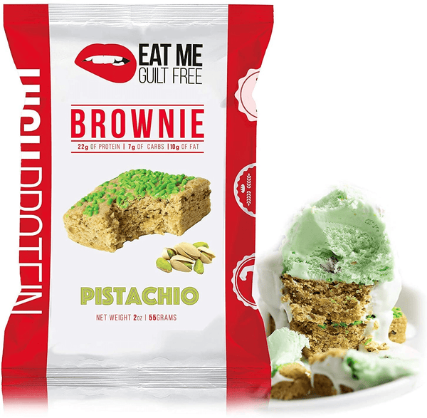 Eat Me Guilt Free Brownie - Pistachio Image 1