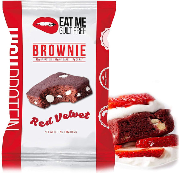 Eat Me Guilt Free Brownie - Red Velvet Image 1