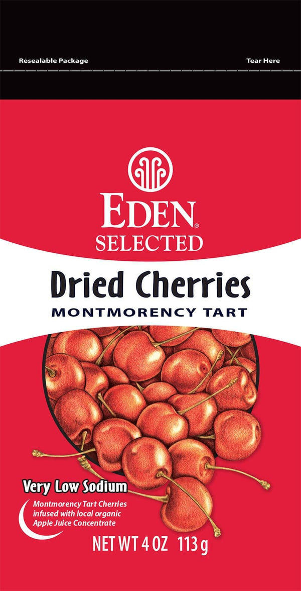 Eden Foods Selected Dried Cherries Montmorency Tart 113 g Image 1