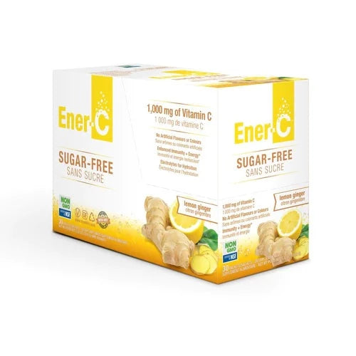 Ener-C Sugar-Free Vitamin C 1000 mg - Lemon Ginger (30 Packets)