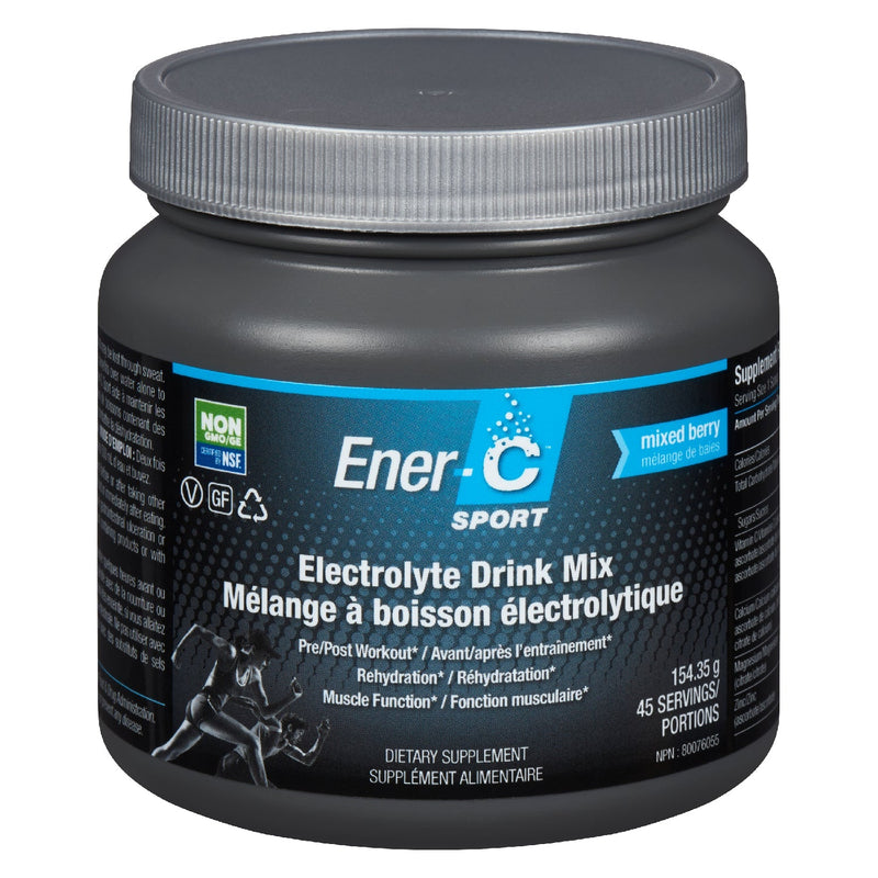 Ener-C Sport Electrolyte Drink Mix Mixed Berry Tub 154 g Image 1
