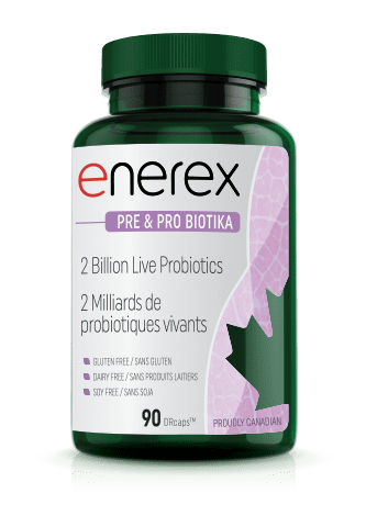 Enerex Pre & Pro Biotika 2 Billion Live Probiotics 90 Capsules Image 1