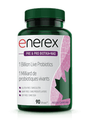 Enerex Pre & Pro Biotika+NAG 1 Billion Live Probiotics 90 Capsules Image 1