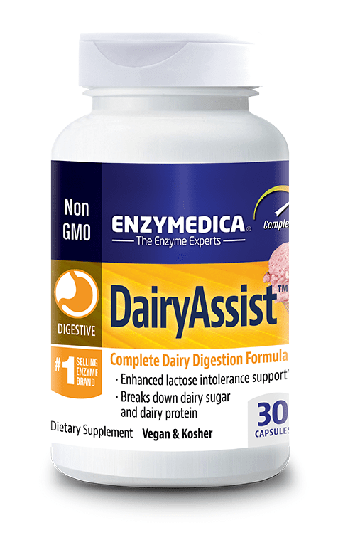 Enzymedica DairyAssist 30 Capsules Image 1