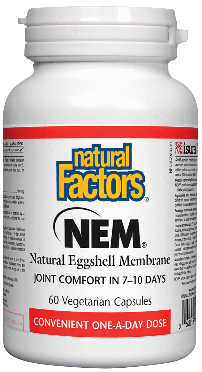 Factors NEM 500 mg Natural Eggshell Membrane VCaps Image 2