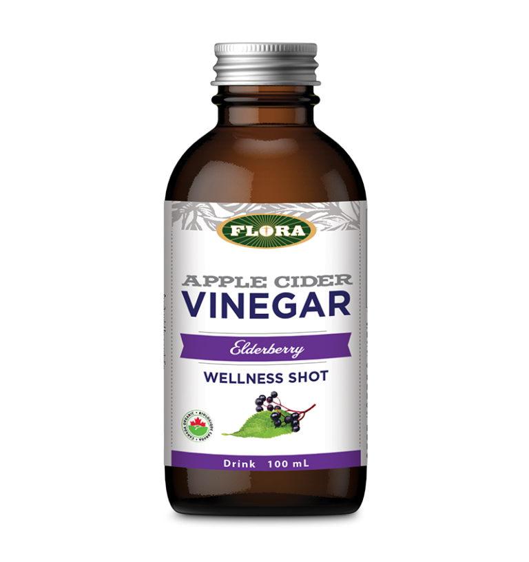 Flora Apple Cider Vinegar Wellness Shot - Elderberry