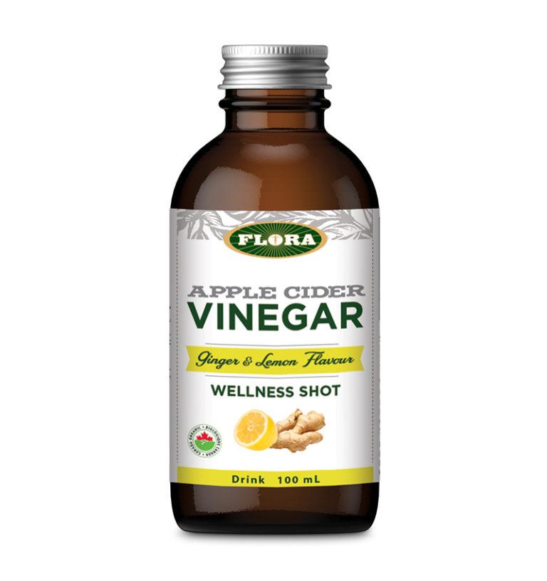 Flora Apple Cider Vinegar Wellness Shot - Ginger & Lemon Image 1