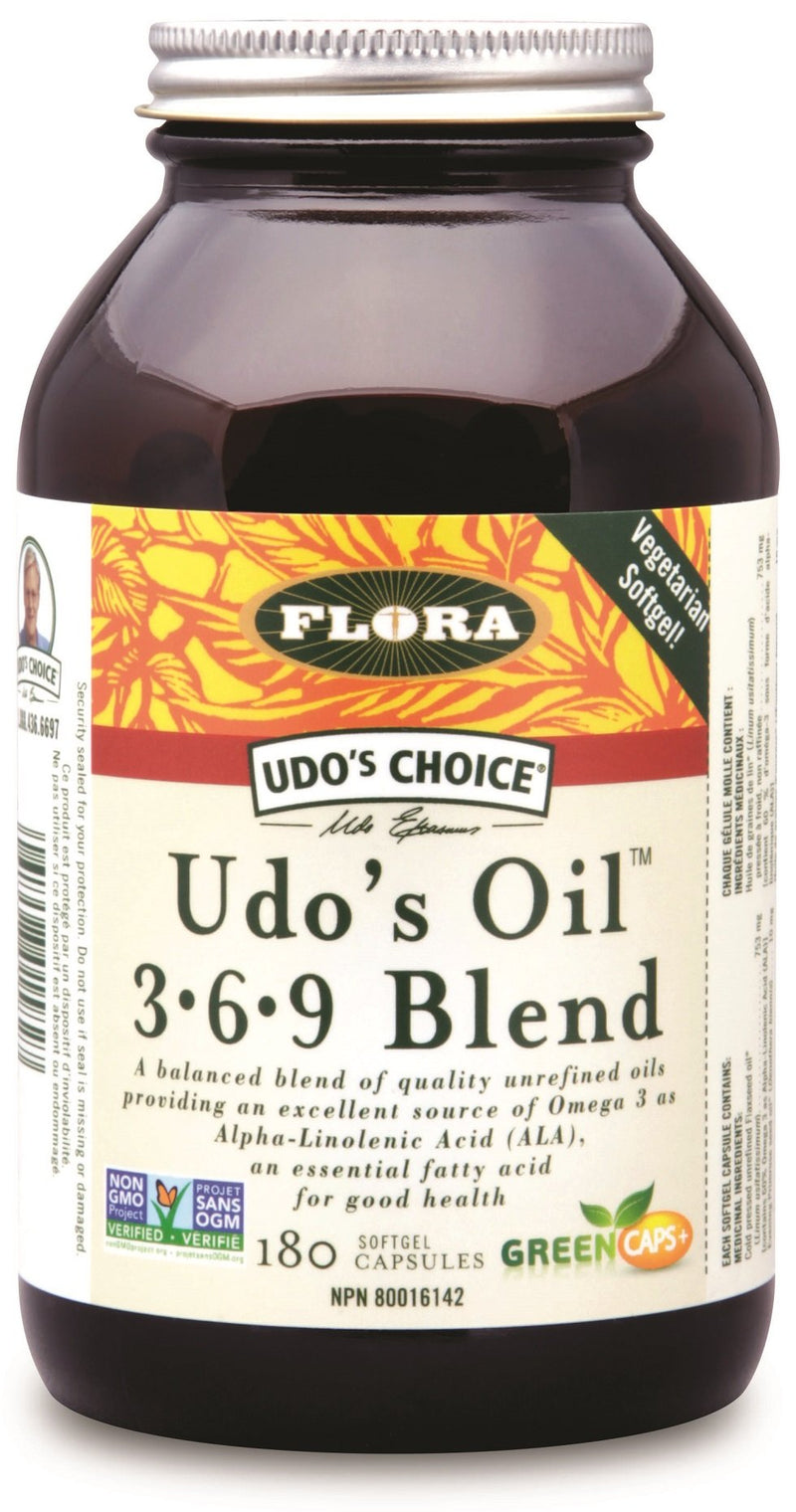 Flora Choice Udo's Oil Omega 3+6+9 Blend Softgel Image 2