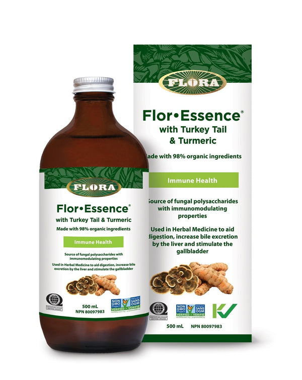 Flora Flor-Essence with Turkey Tail & Turmeric Image 1