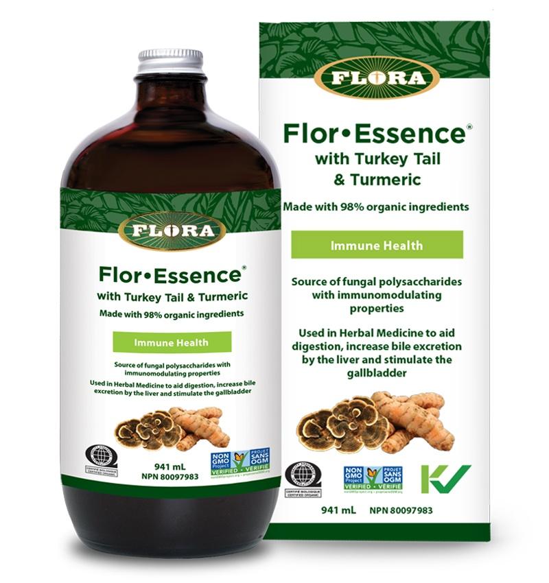 Flora Flor-Essence with Turkey Tail & Turmeric Image 2