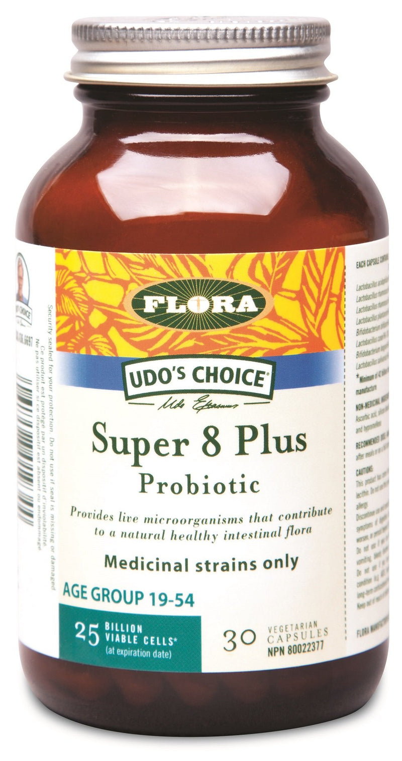 Flora Super 8 Plus Probiotic 25 Billion Viable Cells VCaps Image 2