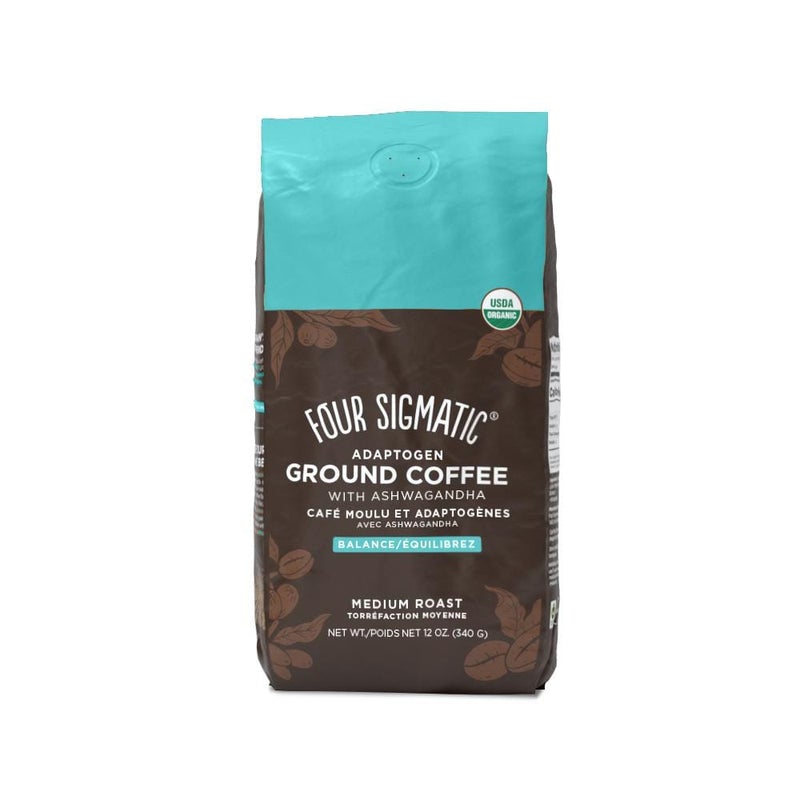 Four Sigmatic Balance Adaptogen Ground Coffee with Ashwagandha - Medium Roast PROMO Image 1