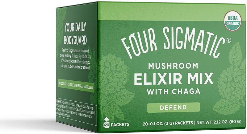 Four Sigmatic Defend Chaga Mushroom Elixir Mix 3 g Box of 20 Image 1