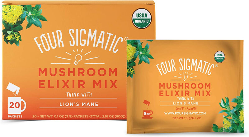 Four Sigmatic Lion's Mane Mushroom Elixir Mix 3 g Box of 20 Image 1