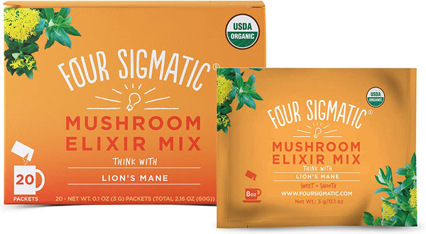 Four Sigmatic Lion's Mane Mushroom Elixir Mix Single Pack Image 1