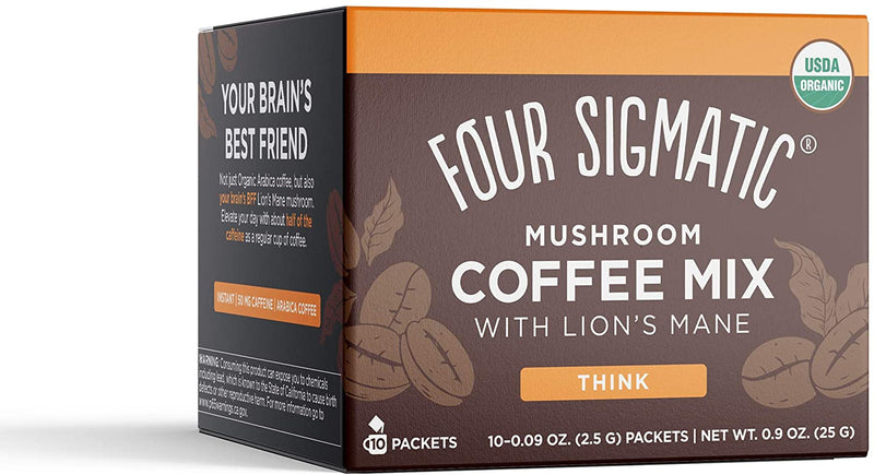 Four Sigmatic Mushroom Coffee Mix with Lion's Mane & Chaga 2.5 g Box of 10 Image 2