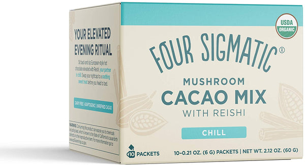 Four Sigmatic Mushroom Hot Cacao Mix with Reishi 6 g Box of 10 Image 1