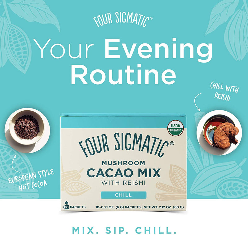 Four Sigmatic Mushroom Hot Cacao Mix with Reishi Single Pack Image 1