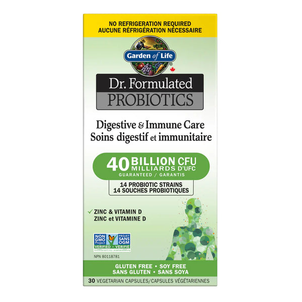 Garden of Life Dr.Formulated Probiotics Digestive & Immune Care (30 VCaps)