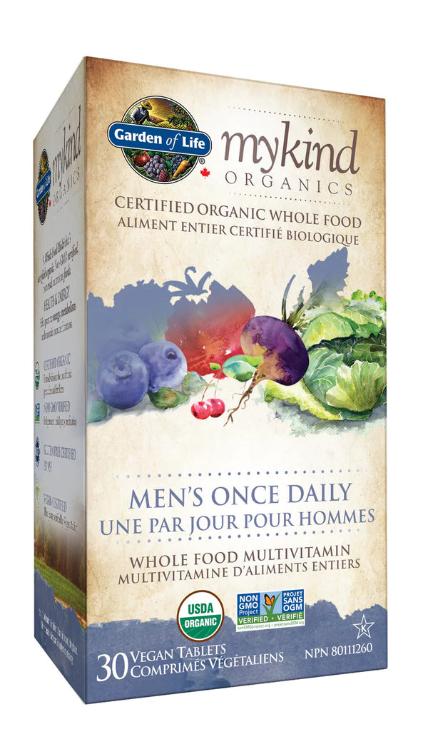Garden of Life My Kind Organics Men's Once Daily Multivitamin (60 Tablets)
