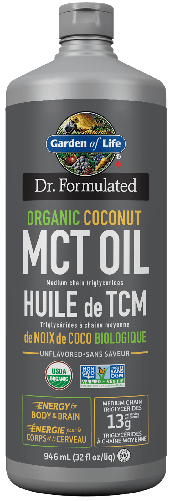 Garden of Life Dr. Formulated Organic Coconut MCT Oil Image 2