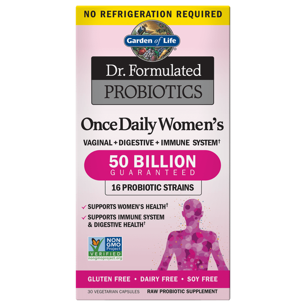 Garden of Life Dr. Formulated Probiotics Once Daily Women's 50 Billion Shelf-Stable 30 VCaps Image 1