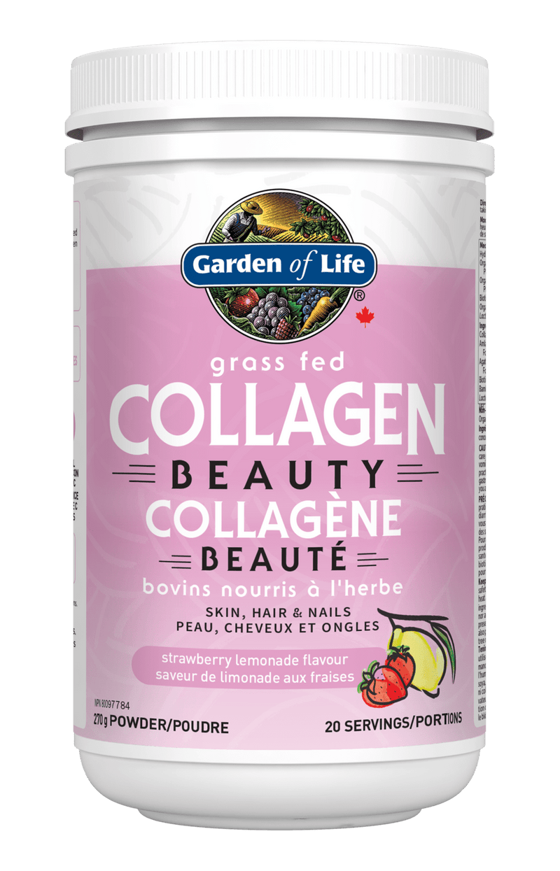 Garden of Life Grass Fed Collagen Beauty - Strawberry Lemonade 270 g Image 1