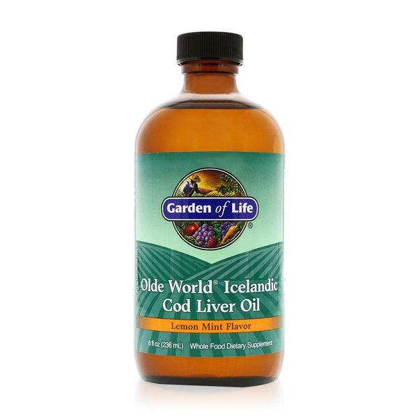 Garden of Life Olde World Icelandic Cod Liver Oil - Lemon Mint 236 mL Image 1