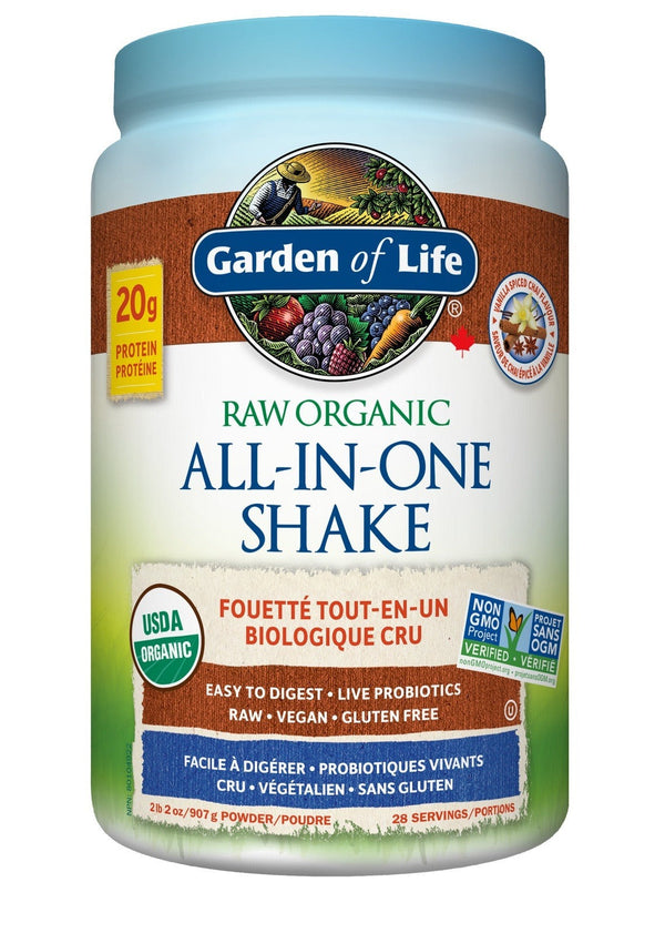 Garden of Life Raw Organic All-In-One Shake - Vanilla Spiced Chai 2 lbs Image 1