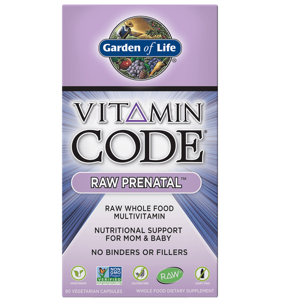Garden of Life Vitamin Code Raw Prenatal 90 VCaps Image 1
