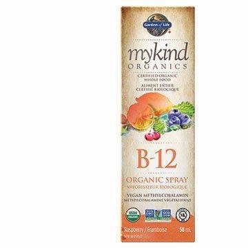 Garden of Life mykind Organics B-12 Organic Spray - Raspberry 58 mL Image 1