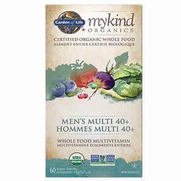 Garden of Life mykind Organics Men's Multi 40+ 60 Tablets Image 1