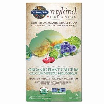 Garden of Life mykind Organics Plant Calcium 90 Tablets Image 1