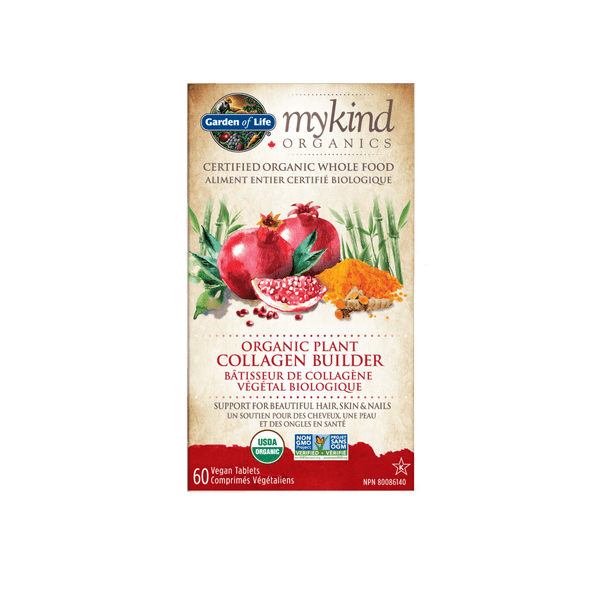 Garden of Life mykind Organics Plant Collagen Builder 60 Tablets Image 1
