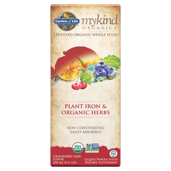 Garden of Life mykind Organics Plant Iron & Organic Herbs 240 mL Image 1