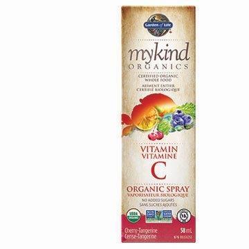 Garden of Life mykind Organics Vitamin C Spray - Cherry Tangerine 58 mL Image 1