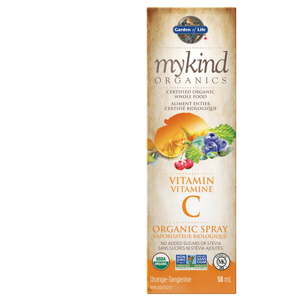Garden of Life mykind Organics Vitamin C Spray - Orange Tangerine 58 mL Image 1