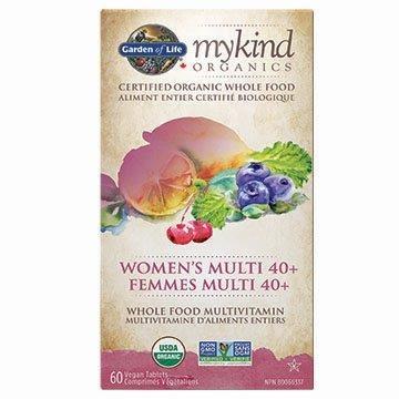 Garden of Life mykind Organics Women's Multi 40+ 60 Tablets Image 1