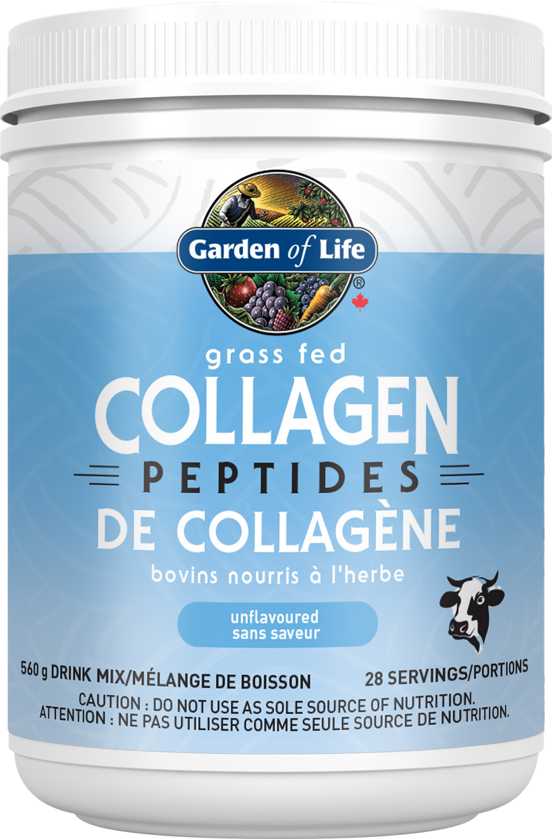 Garden of Life Grass Fed Collagen Peptides - Unflavored (560 g)