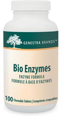 Genestra Bio Enzymes 100 Chewable Tablets Image 1