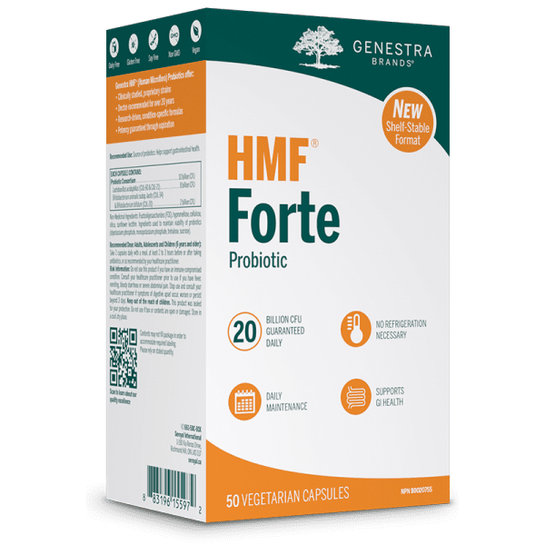 Genestra Brands HMF Forte Probiotic 20 Billion CFU 50 VCaps Image 1