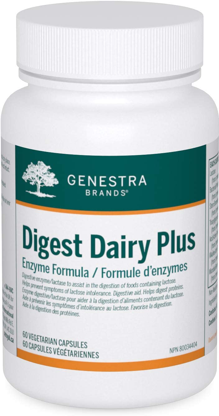 Genestra Digest Dairy Plus 60 VCaps Image 1