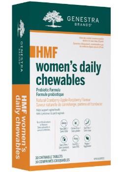 Genestra HMF Women's Daily Probiotic - Natural Cranberry Apple Raspberry 30 Chewable Tablets Image 1