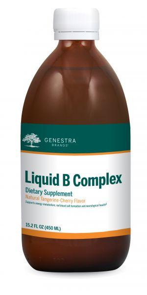 Genestra Liquid B Complex - Natural Tangerine-Cherry 450 mL Image 1