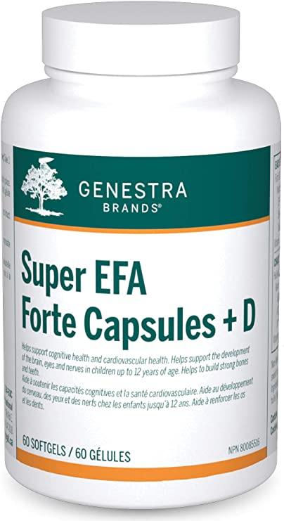 Genestra Super EFA Forte Capsules + D 60 Softgels Image 1